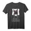 Offizielles Schlafshirt französische Bulldogge Frenchie – Süßes Hundeschlafmotiv, Perfekt als Geschenk für Bulldoggenfans, Weihnachten & Geburtstag