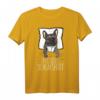Offizielles Schlafshirt französische Bulldogge Frenchie – Süßes Hundeschlafmotiv, Perfekt als Geschenk für Bulldoggenfans, Weihnachten & Geburtstag