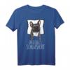 Offizielles Schlafshirt französische Bulldogge Frenchie – Süßes Hundeschlafmotiv, Perfekt als Geschenk für Bulldoggenfans, Weihnachten & Geburtstag