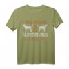 Bloodhound Zwei Hunde T-Shirt – Klassisches Hundeshirt mit doppelt genähtem Saum, ideal für Hundeliebhaber