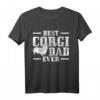 HapFrog Hund Vintage T-Shirt mit Corgi Design – Geschenk für Hundeliebhaber und Männer