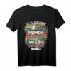 Tierheim Hunde Retter Geschenkidee für Tierschützer - Lustiges T-Shirt für Hundefreunde und Weinliebhaber