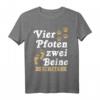 Lustiges Hundeliebhaber Frauchen Herrchen T-Shirt mit Hundemotiv - Witziges Geschenk für Hundehalter, Hundefreunde & Hundetrainer