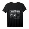 Mein Labrador Hört Aufs Wort Hundebesitzer T-Shirt – Perfekt für Gassi gehen, Weihnachten, Vatertag & Geburtstage