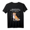 Lustiges Shiba Inu Hundehalter T-Shirt mit Anatomie-Motiv – Perfekt für Gassigehen, Hundetraining & Hundeliebhaber