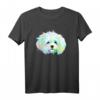 Splash Hund Malteser T-Shirt - Lustiges Hundegeschenk für Malteser- und Maltipoo-Liebhaber, Herrchen & Frauchen