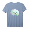 Splash Hund Malteser T-Shirt - Lustiges Hundegeschenk für Malteser- und Maltipoo-Liebhaber, Herrchen & Frauchen