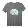 Splash Hund Malteser T-Shirt - Lustiges Hundegeschenk für Malteser- und Maltipoo-Liebhaber, Herrchen & Frauchen