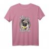 Damen Mops Hunde Geschenk - Niedliches Mopsmotiv T-Shirt für Hundehalterinnen und Mops-Liebhaberinnen
