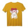 Süßer Rhodesian Ridgeback Hund mit Brille T-Shirt – Lustiges Hundeshirt für Fan und Liebhaber