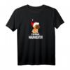 Frohe Weihnachten mit Mops und Weihnachtsmütze T-Shirt - Perfektes Geschenk für Hundeliebhaber und Weihnachten-Fans