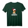 Frohe Weihnachten mit Mops und Weihnachtsmütze T-Shirt - Perfektes Geschenk für Hundeliebhaber und Weihnachten-Fans