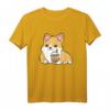 Süßes Corgi Bubble Tea T-Shirt – Niedliches Tierdesign für Corgi- und Bubble Tea-Liebhaber, perfekt für Männer und Frauen