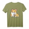 Süßes Corgi Bubble Tea T-Shirt – Niedliches Tierdesign für Corgi- und Bubble Tea-Liebhaber, perfekt für Männer und Frauen