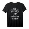 DER TUT NIX DER WILL NUR BEISSEN Hunde Design T-Shirt – Lustiges Geschenk für Hundeliebhaber und Tierfreunde zum Geburtstag, Weihnachten & Ostern
