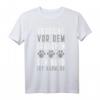 Vorsicht Vor Dem Frauchen Der Hund Ist Harmlos T-Shirt - Lustiges Geschenk für Hundeliebhaberinnen zu Weihnachten & Geburtstag