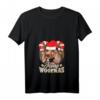 Damen Dackel mit Weihnachtsmann-Mütze Hund Weihnachten Santa Claus T-Shirt – Lustiges Festtagsoutfit für Hundeliebhaber und Weihnachtsfans