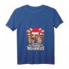 Damen Dackel mit Weihnachtsmann-Mütze Hund Weihnachten Santa Claus T-Shirt – Lustiges Festtagsoutfit für Hundeliebhaber und Weihnachtsfans
