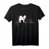Eurasier Hundeherzschlag-EKG T-Shirt - Lustiges Geschenk für Hundeliebhaber & Eurasier Fans