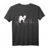 Eurasier Hundeherzschlag-EKG T-Shirt - Lustiges Geschenk für Hundeliebhaber & Eurasier Fans