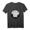 Samojede Mond Schlittenhund T-Shirt für Hundeliebhaber & Samojeden-Fans