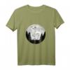 Samojede Mond Schlittenhund T-Shirt für Hundeliebhaber & Samojeden-Fans