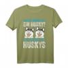 Zwei Huskies Hunde-T-Shirt für Hundeliebhaber und Husky-Fans