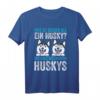 Zwei Huskies Hunde-T-Shirt für Hundeliebhaber und Husky-Fans