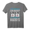 Zwei Huskies Hunde-T-Shirt für Hundeliebhaber und Husky-Fans