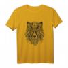 Wolf Mandala Hund T-Shirt - Kunstvolles Tiermotiv mit orientalischem Mandala, perfektes Geschenk für Wolf- und Kunstliebhaber