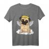 Mops Engel Hund T-Shirt für Hundehalter - Lustiges Design für Mops Fans & Hundeliebhaber