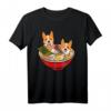 Corgi Japanisches Ramen Kawaii Lustiges Hund T-Shirt – Perfektes Geschenk für Corgi Liebhaber und Tierfreunde