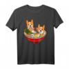 Corgi Japanisches Ramen Kawaii Lustiges Hund T-Shirt – Perfektes Geschenk für Corgi Liebhaber und Tierfreunde