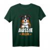 Australian Shepherd Aussie Mom Hundemama T-Shirt – Perfektes Geschenk für Hundehalterinnen zu Weihnachten, Geburtstag oder Muttertag