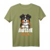 Australian Shepherd Aussie Mom Hundemama T-Shirt – Perfektes Geschenk für Hundehalterinnen zu Weihnachten, Geburtstag oder Muttertag