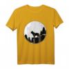 Französische Bulldogge Frenchie Bully T-Shirt mit Mondmotiv – Lustiges Geschenk für Hundeliebhaber, Herrchen, Frauchen, Züchter & Hundetrainer