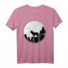 Französische Bulldogge Frenchie Bully T-Shirt mit Mondmotiv – Lustiges Geschenk für Hundeliebhaber, Herrchen, Frauchen, Züchter & Hundetrainer