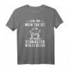Zwergschnauzer Miniature Schnauzer Hund T-Shirt – Perfektes Geschenk für Hundeliebhaber & Schnauzer Fans