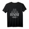 Die mit dem Frenchie chillt Hund T-Shirt - Lustiges Hunde Motiv für Bulldoggen Fans & Hundeliebhaber als Geschenk