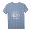 Die mit dem Frenchie chillt Hund T-Shirt - Lustiges Hunde Motiv für Bulldoggen Fans & Hundeliebhaber als Geschenk