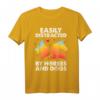 Pferdeliebhaber und Hundeliebhaber Geschenk T-Shirt - Humorvolles Tierfan-Shirt für Tierfans mit Aufmerksamkeitsspanne