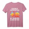 Pferdeliebhaber und Hundeliebhaber Geschenk T-Shirt - Humorvolles Tierfan-Shirt für Tierfans mit Aufmerksamkeitsspanne