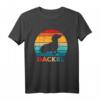 Dackel Dachshund Teckel Hund Hundehalter T-Shirt – Vintage Retro Design für Dackelbesitzer, Züchter und Hundeliebhaber, perfekt als Geschenk zu Weihnachten oder Geburtstag