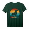 Dackel Dachshund Teckel Hund Hundehalter T-Shirt – Vintage Retro Design für Dackelbesitzer, Züchter und Hundeliebhaber, perfekt als Geschenk zu Weihnachten oder Geburtstag