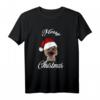 Weihnachten Yorki mit Mütze - Hund T-Shirt als Geschenk für Hundeliebhaber und Gassi-Fans