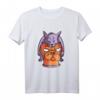 Katze schläft auf Hund T-Shirt – Lustiges Tierdesign für Tierliebhaber, Geburtstags- und Weihnachtsgeschenk, perfekt für Partys