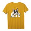 40 Geburtstag Hund Damen T-Shirt - Lustiges Lazy Nope French Bulldog Geschenk für Hundeliebhaber und Gassi-Gänger