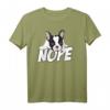 40 Geburtstag Hund Damen T-Shirt - Lustiges Lazy Nope French Bulldog Geschenk für Hundeliebhaber und Gassi-Gänger