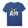 40 Geburtstag Hund Damen T-Shirt - Lustiges Lazy Nope French Bulldog Geschenk für Hundeliebhaber und Gassi-Gänger