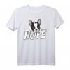40 Geburtstag Hund Damen T-Shirt - Lustiges Lazy Nope French Bulldog Geschenk für Hundeliebhaber und Gassi-Gänger